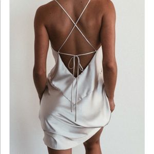 Grace Loves Lace Silky Satin Mini in Moonshine